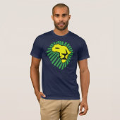 Waka waka Green Mane Yellow Lion Shirt (Vorne ganz)