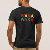 Waka waka Löwe-Kopf dieses mal für Afrika-T - T-Shirt (Rückseite)