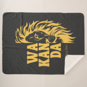 WAKANDA: King By Nature | Sherpa Blanket Sherpadecke (Vorderseite (Horizontal))