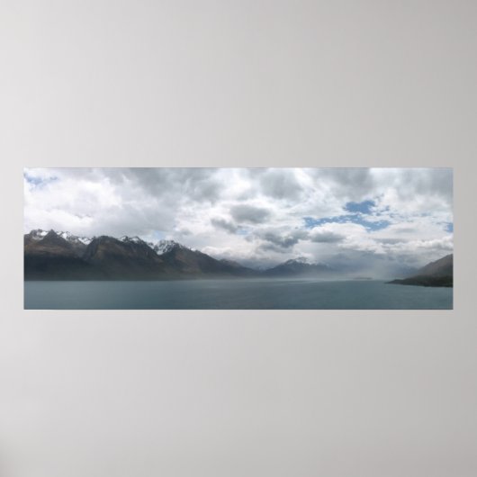 Wakatipu-See, Neuseeland Poster (Vorne)