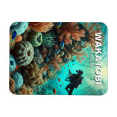 Wakatobi Indonesia Scuba Diver Magnet (Horizontal)