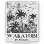 Wakatobi, Indonesien Aufkleber (Vorderseite)