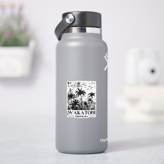 Wakatobi, Indonesien Aufkleber (HydroFlask)