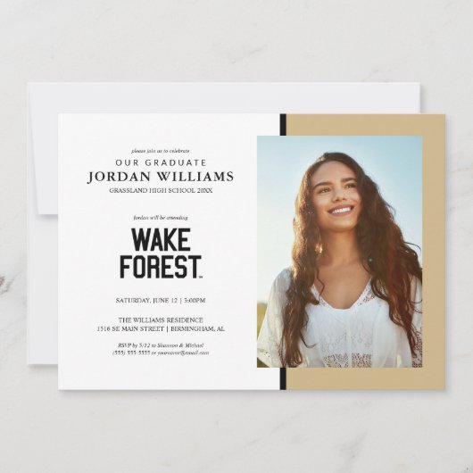 Wake Forest University | Wake Forest Ankündigung (Vorderseite)