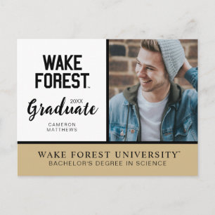 Wake Forest University   Wake Forest Ankündigungspostkarte
