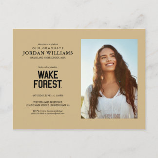 Wake Forest University | Wake Forest Ankündigungspostkarte