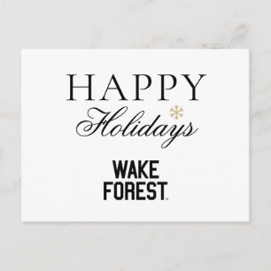 Wake Forest University   Wake Forest Feiertagspostkarte