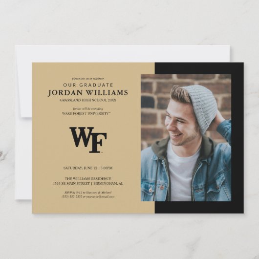 Wake Forest University | WF Ankündigung (Vorderseite)