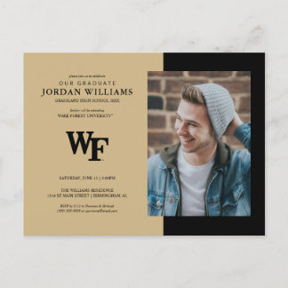 Wake Forest University | WF Ankündigungspostkarte