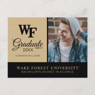 Wake Forest University | WF Ankündigungspostkarte