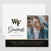 Wake Forest University | WF Einladung (Vorne/Hinten)