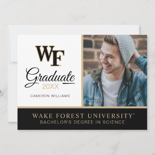 Wake Forest University | WF Einladung (Vorderseite)