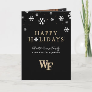 Wake Forest University   WF Feiertagskarte