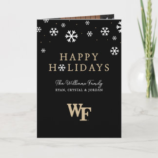 Wake Forest University | WF Feiertagskarte