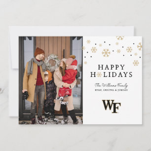 Wake Forest University   WF Feiertagskarte