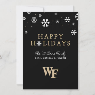 Wake Forest University | WF Feiertagskarte