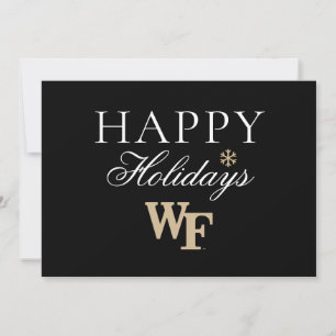 Wake Forest University   WF Feiertagskarte