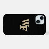 Wake Forest University | WF iPhone 15 Hülle (Rückseite (Horizontal))