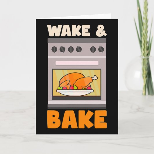 Wake Ke Design Erntedankfest Koch Karte (Vorderseite)