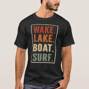 Wake Lake Boat T-Shirt