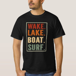 Wake Lake Boat T-Shirt