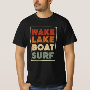 Wake Lake Boat T-Shirt