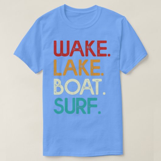Wake Lake Boat T-Shirt (Design vorne)