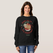 Wake Me Up When It’s Christmas Funny Sloth Sweatshirt (Vorne ganz)