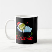 Wake Me Up When It's Christmas Cute Frog Animal Sl Kaffeetasse (Links)