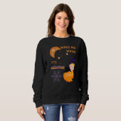 Wake Me When Its Halloween Cute Pumpkin Sleeping K Sweatshirt (Vorne ganz)