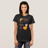 Wake Me When Its Halloween Cute Pumpkin Sleeping K T-Shirt (Vorne ganz)