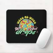 Wake Me When The Ball Drops Funny New Years Eve  Mousepad (Mit Mouse)