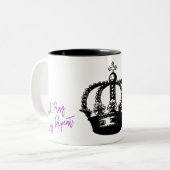 Wake.Pray.Slay.Repeat Zweifarbige Tasse (Vorderseite Links)