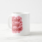 Wake slay repeat kaffeetasse (Vorderseite Links)