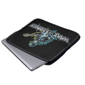 Wake The Strings Retro Future Art Laptopschutzhülle (Vorne Knopf)