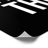 Wake Up Early and Attack The Day Poster (Ecke)