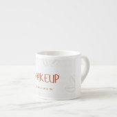 Wake up Espresso cup - motivational coffee design  Espressotasse (Vorderseite Rechts)