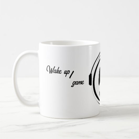 Wake up game sleep repeat kaffeetasse (Links)