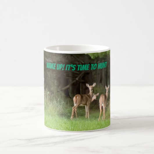 Wake Up! Its Time To Hunt Mug Kaffeetasse (Mittel)