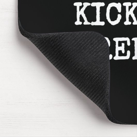 Wake Up Kick Butt Repeat Motivation Mousepad (Ecke)