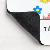 Wake Up S It's Time To Sin Funny Animal Meme Mousepad (Ecke)