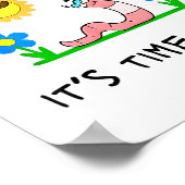 Wake Up S It's Time To Sin Funny Animal Meme  Poster (Ecke)