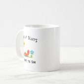 Wake Up S It's Time To Sin Kaffeetasse (Vorderseite Links)