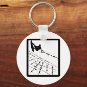 WAKEBOARD BARB WIRED SCHLÜSSELANHÄNGER (Vorderseite)