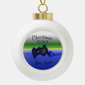 Wakeboard Ceramic Ball Christmas Ornament (Vorderseite)