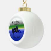 Wakeboard Ceramic Ball Christmas Ornament (Rechts)
