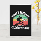 Wakeboard der heutigen Prognose 100% Chance Wakebo Karte (Gelbe Blume)