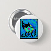 Wakeboard entwickelnde Farben Button (Vorne & Hinten)