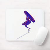 Wakeboard Fluss Mousepad (Mit Mouse)
