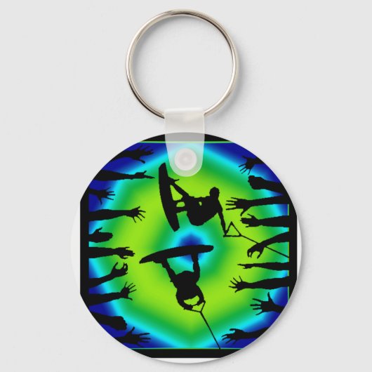 Wakeboard Mashed Mixes Schlüsselanhänger (Vorderseite)